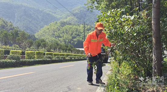 養(yǎng)護(hù)工人清理路面雜物.jpg